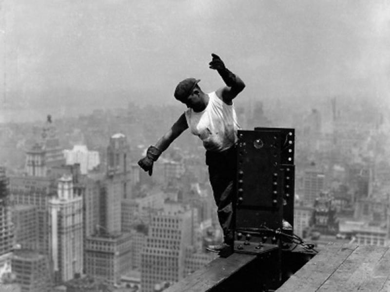 Lewis Hine  
Building a Nation