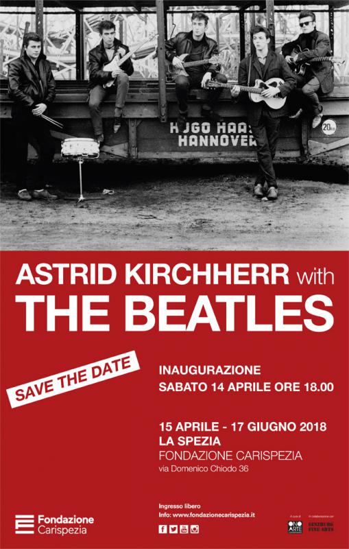 Astrid Kirccherr with the Beatles