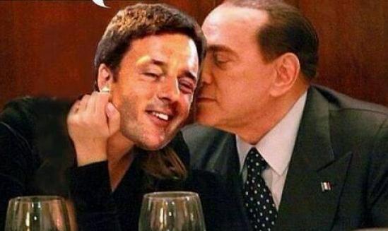 Berlusconi a Renzi
