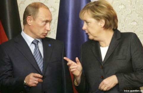 Duello Merkel-Putin